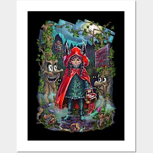 Red riding hood Posters and Art